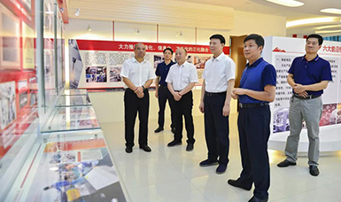 福建省人大常委會(huì)黨組書記、副主任張廣敏蒞臨虹潤(rùn)公司調(diào)研指導(dǎo)