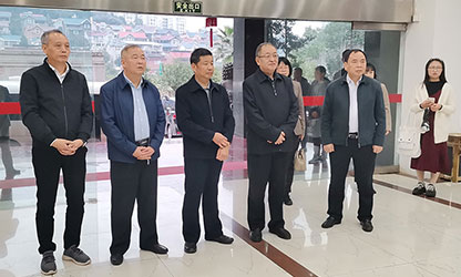 福建省政協(xié)副主席、省工商聯(lián)主席王光遠一行視察虹潤公司
